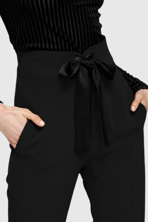 High Waist Slit Detail Trousers