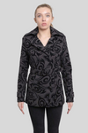 Tribal Print Belted Short Coat – Jackets & Coats by Lumiark