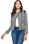Textured Biker Knit Jacket – Women's Clothing by Lumiark