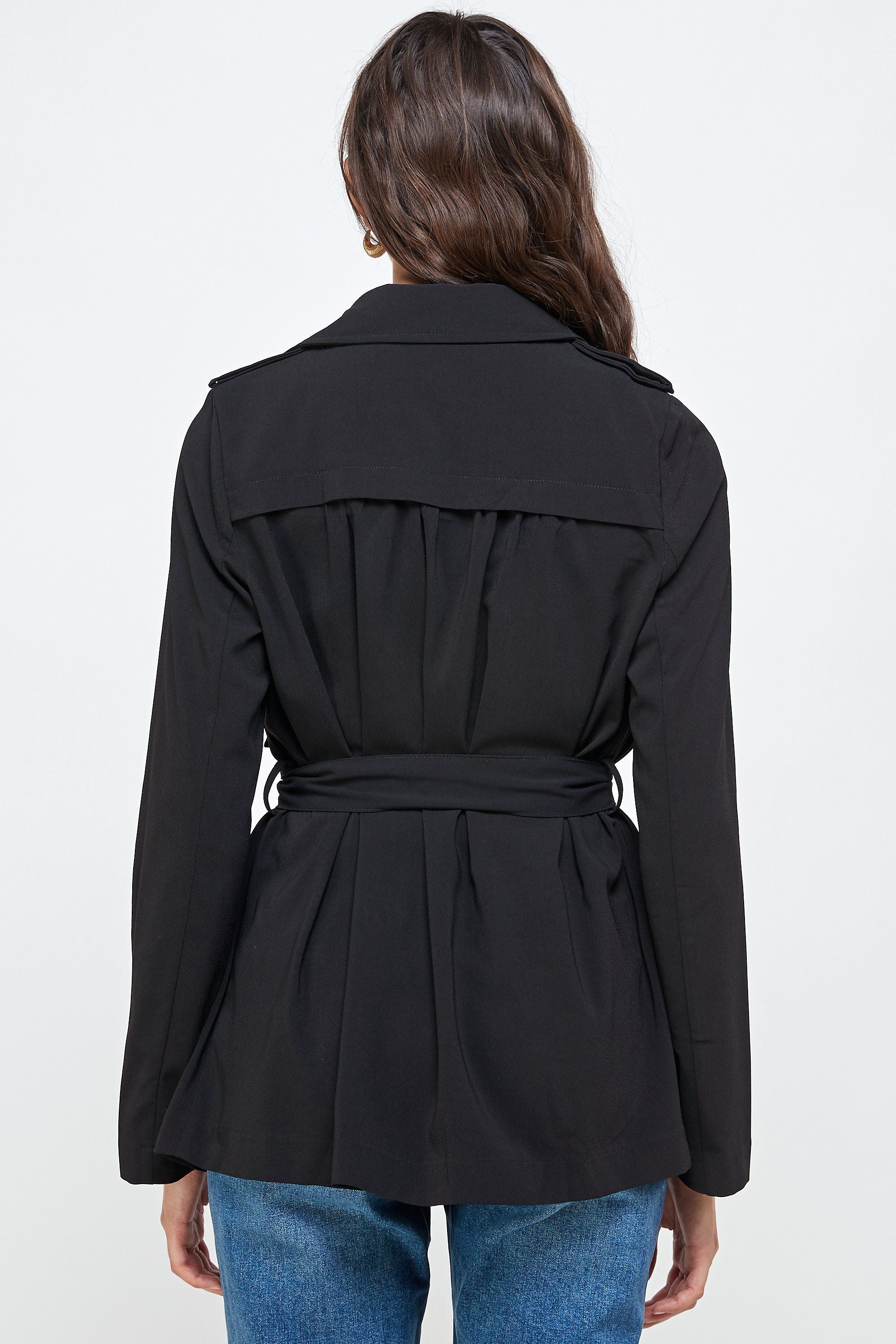 Light Drape Collar Coat
