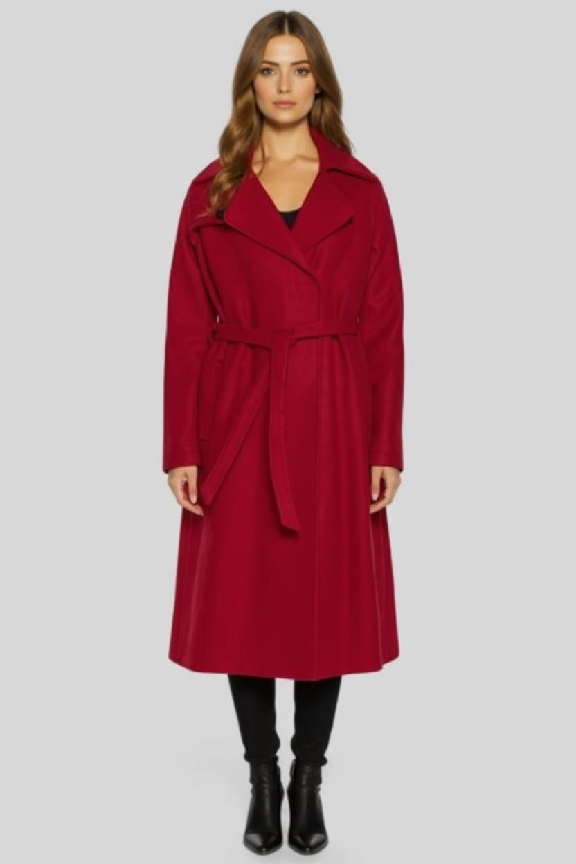 Wrap Belted Duster Coat
