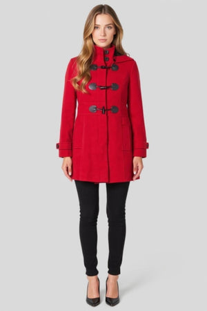 Hooded Zip Coat with Toggle Detail – Jackets & Coats by Lumiark