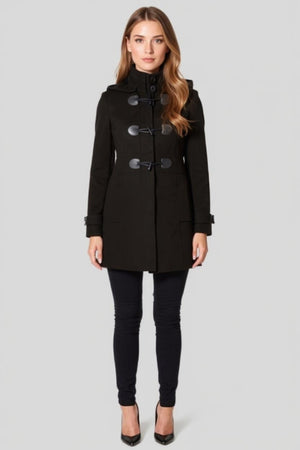 Hooded Zip Coat with Toggle Detail – Jackets & Coats by Lumiark