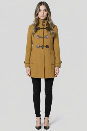 Hooded Zip Coat with Toggle Detail – Jackets & Coats by Lumiark