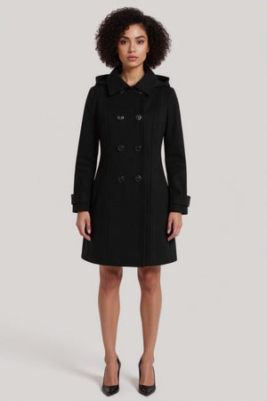 Double Breasted Wool-Feel Coat – Jackets & Coats by Lumiark
