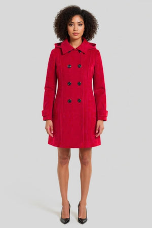 Double Breasted Wool-Feel Coat – Jackets & Coats by Lumiark