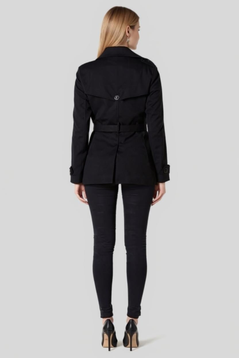 Double Breasted Short Spring Coat