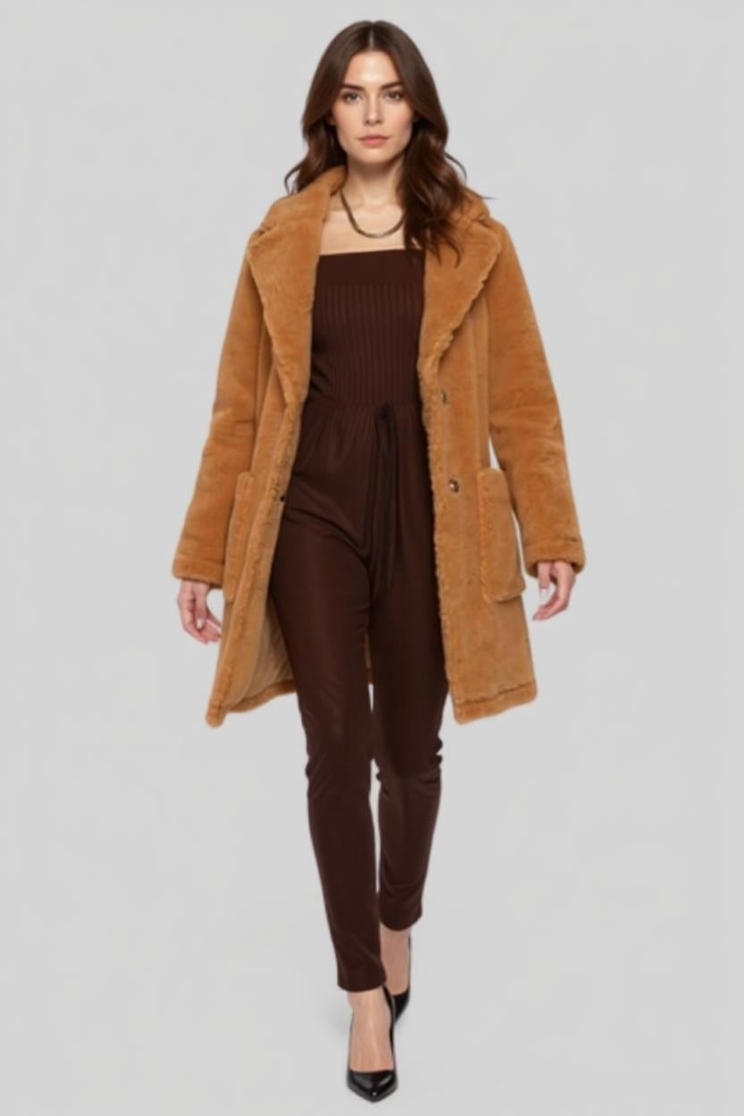 Oversized Teddy Borg Coat