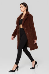 Oversized Teddy Borg Coat