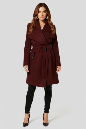 Wool Blend Large Lapel Duster Coat – Jackets & Coats by Lumiark