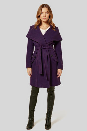 Wool Blend Large Lapel Duster Coat – Jackets & Coats by Lumiark