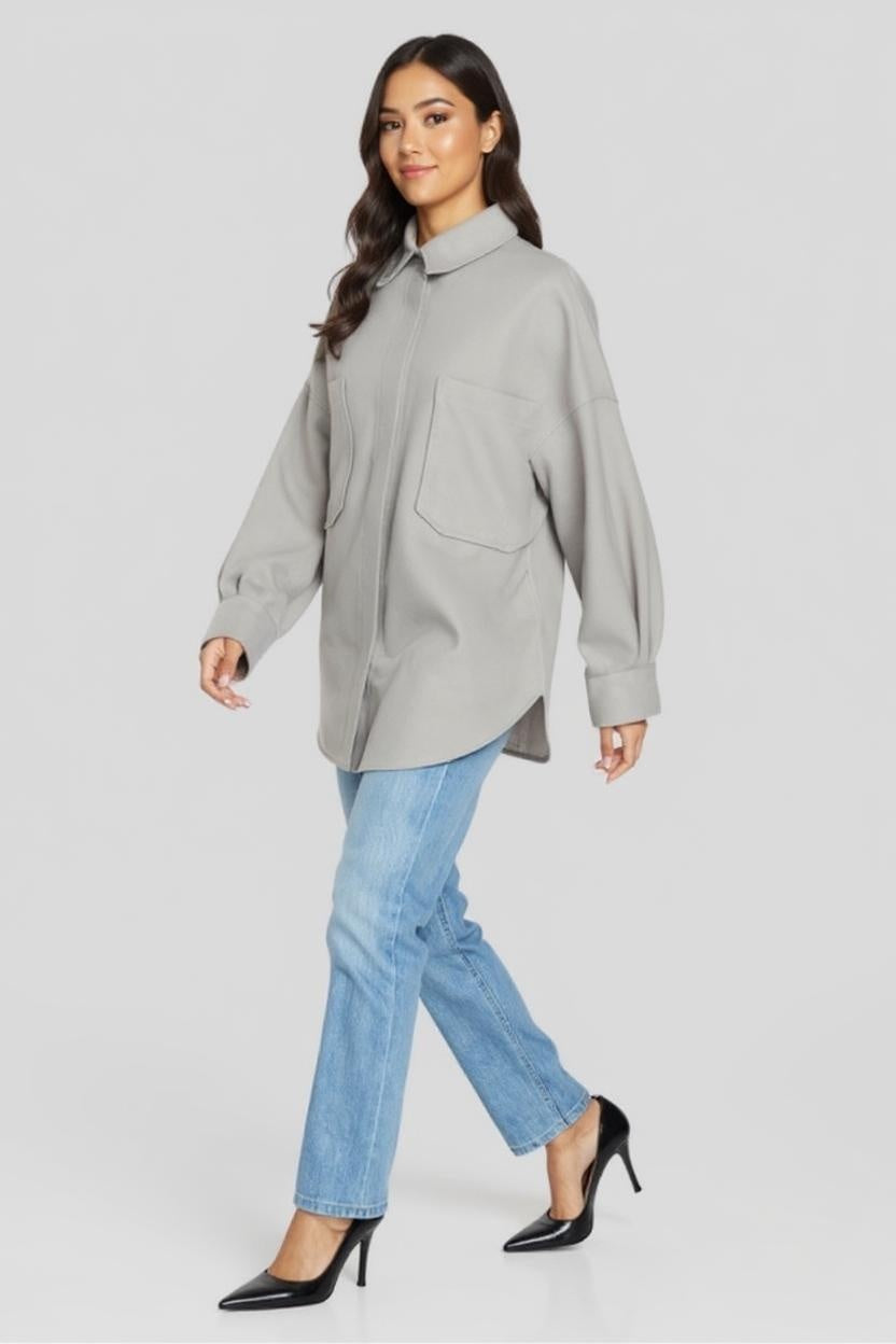 Oversized Pocket Shacket