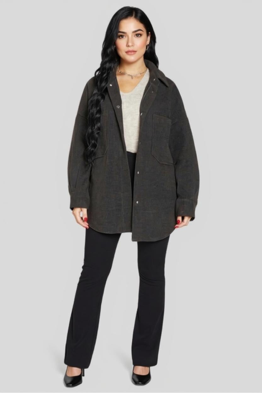 Oversized Pocket Shacket