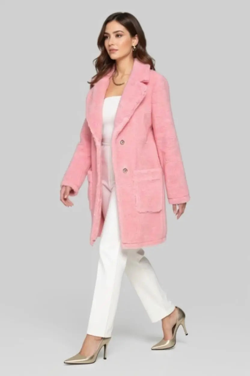 Oversized Teddy Borg Coat
